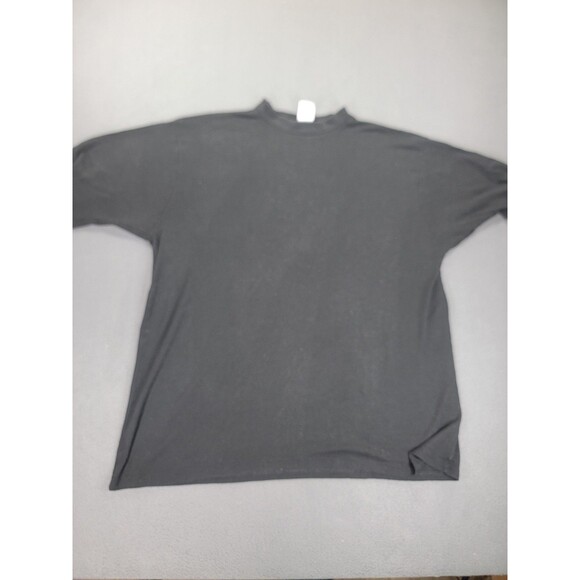 Wickers Shirt Mens XL Black Merino Wool Blend Base Layer Long Sleeve Running USA - Picture 1 of 7